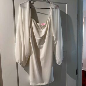 White cocktail dress